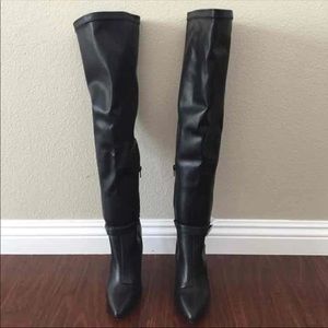 New over knee high heel